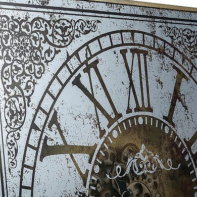 Arria Randall Antique Finish Square Wall Clock