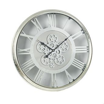 Hereford Weathered Transitional Round Wall Clock