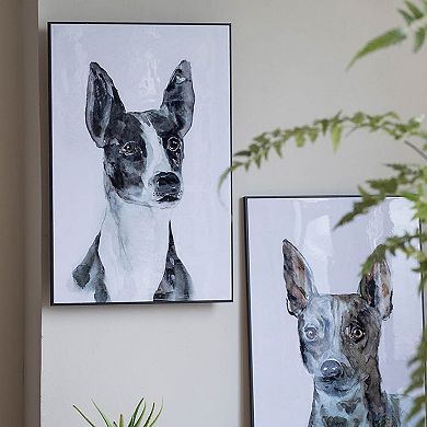 Terrier Black and White Wall Art