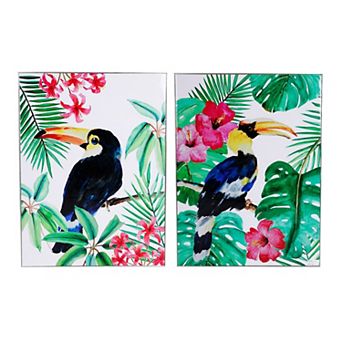 Toucan Wall Art 2 pc Set