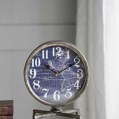 Metro Vintage Inspired Table Clock