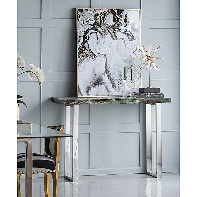 Cream Faux Marble Panel Wall Decor 2-piece Set