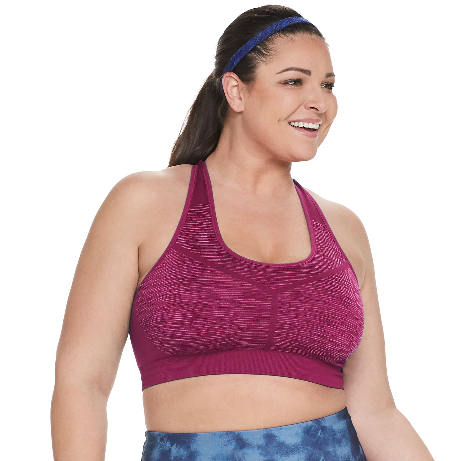 kohl's sports bras plus size