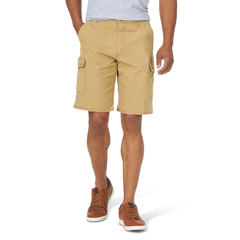 UPC 191683031006 product image for Men's Wrangler Twill Cargo Shorts, Size: 34, Dark Beige | upcitemdb.com