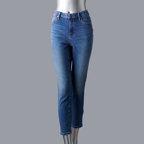 Women's Simply Vera Vera Wang High-Waisted Skinny Ankle Jeans
