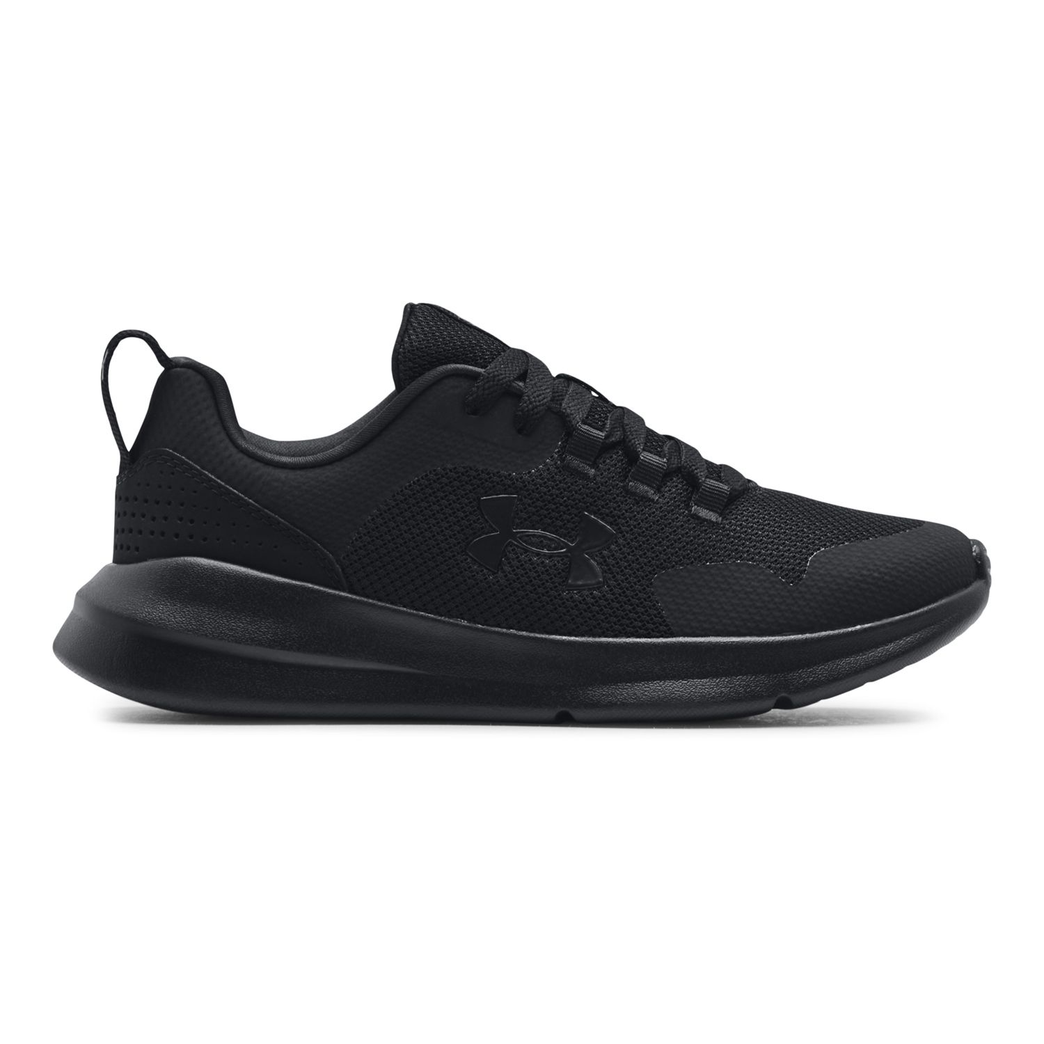 under armour black training shoes