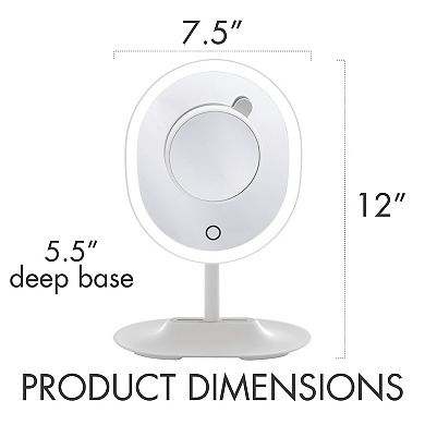 Thinkspace Rechargeable LED Lighted Makeup Mirror