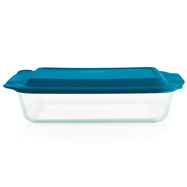 Pyrex Baking Dish, Deep Glass, 5 qt, with Lid