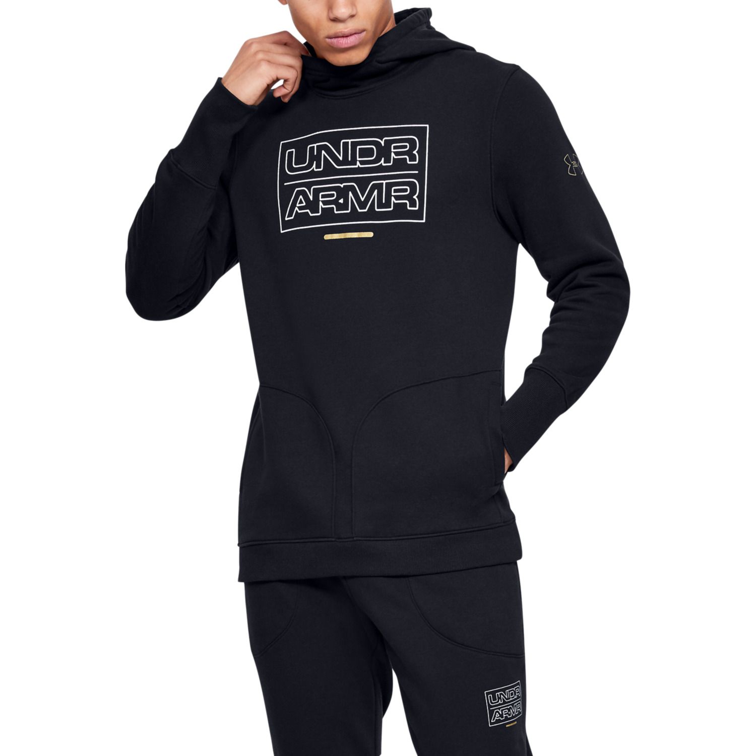 under armour hoodie men gold