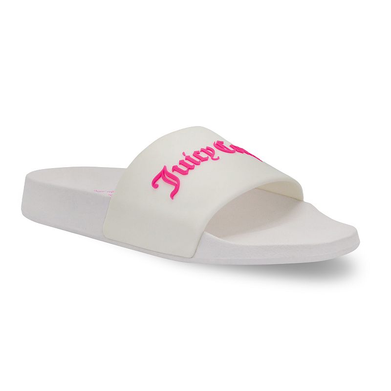 UPC 193605344454 product image for Juicy Couture Whimsey Women's Slide Sandals, Size: 10, White | upcitemdb.com