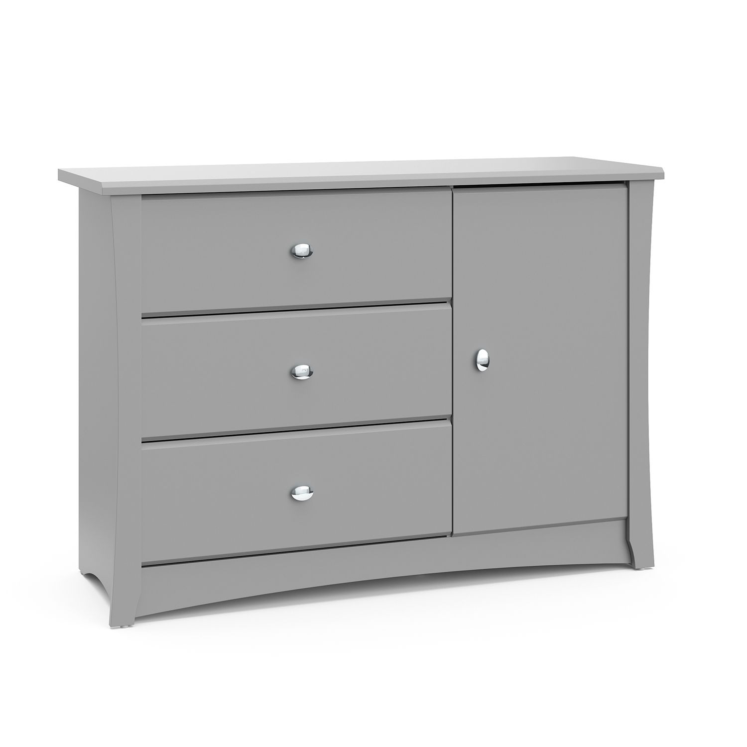 storkcraft crescent 3 drawer combo dresser