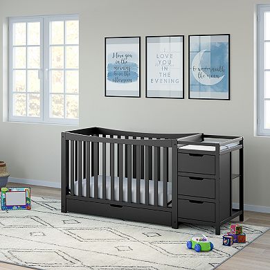 Graco Remi 4 in 1 Convertible Crib & Changer