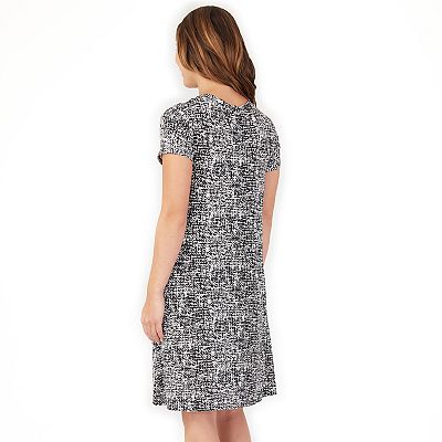 Women s Apt. 9 Print Cap Sleeve Swing Dress