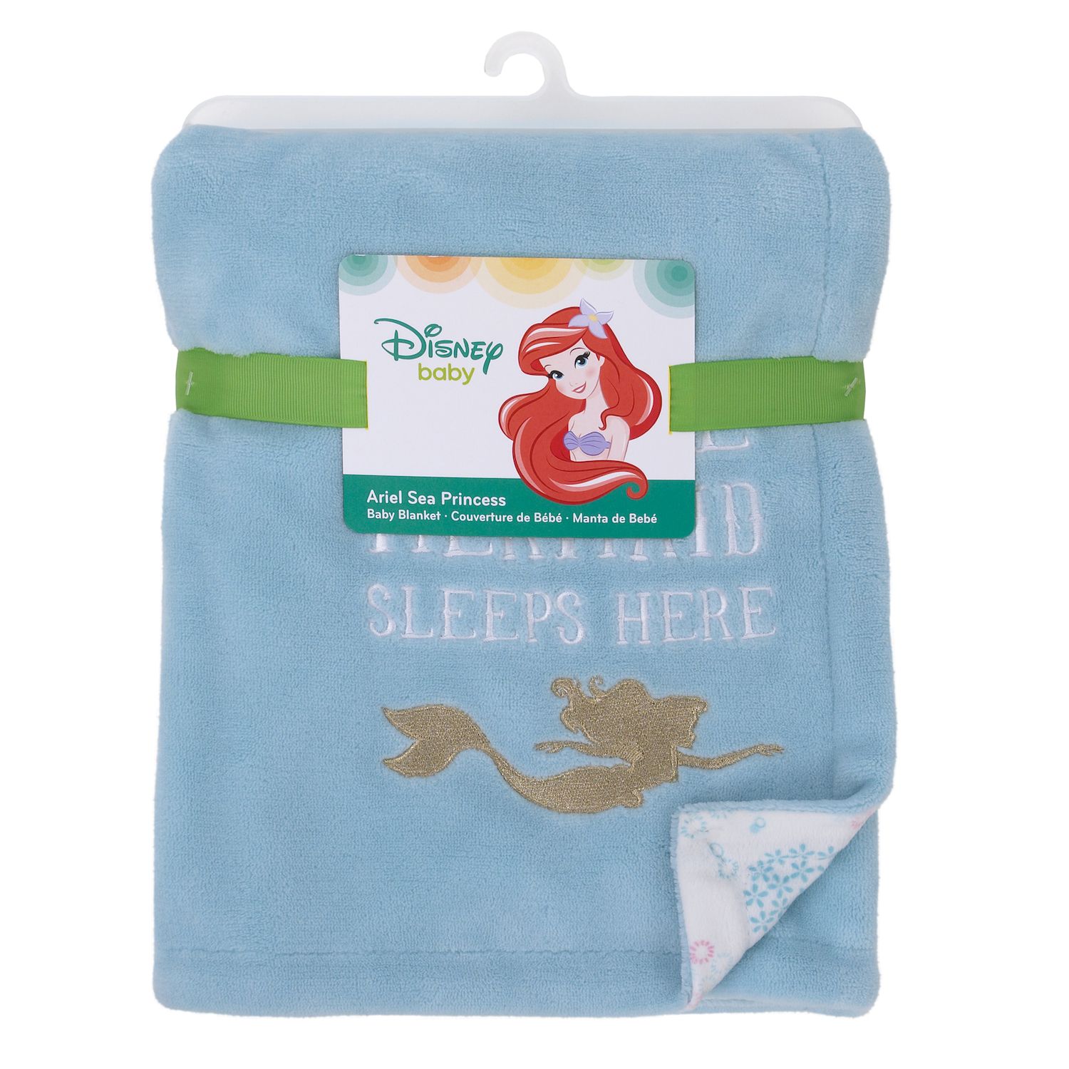 little mermaid baby blanket
