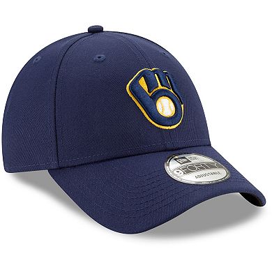 Youth New Era Navy Milwaukee Brewers Team The League 9FORTY Adjustable Hat