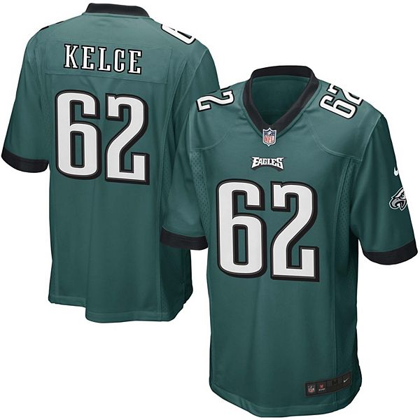 Men's Nike Jason Kelce Midnight Green Philadelphia Eagles Game Jersey