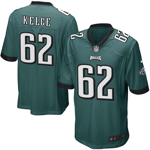 Youth Nike Jason Kelce Green Philadelphia Eagles Team Color Game Jersey