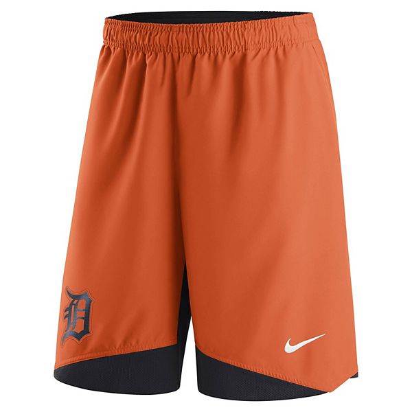 Men's Nike Orange Detroit Tigers Authentic Collection Dry Woven Performance  Shorts