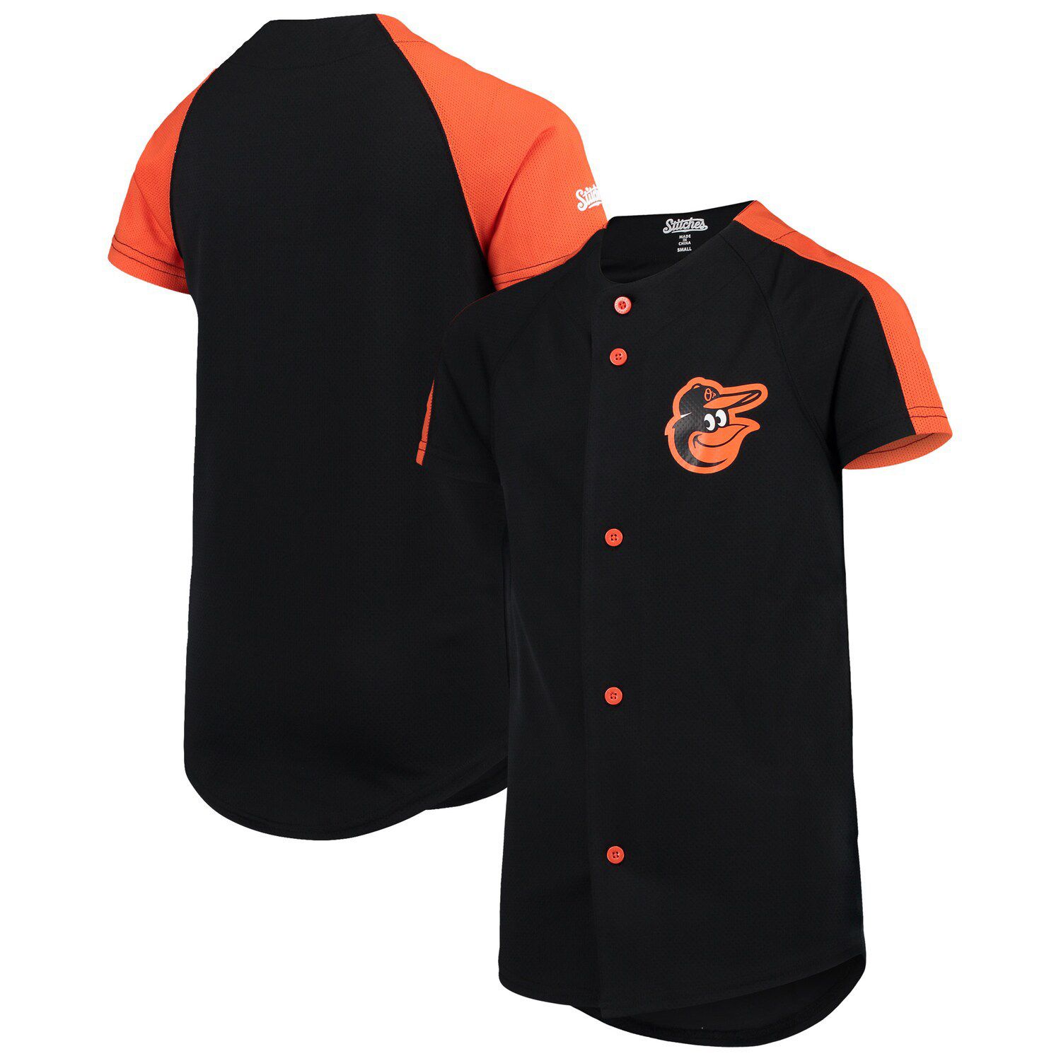 orioles button down jersey