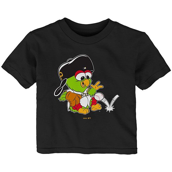Infant Black Pittsburgh Pirates Baby Mascot TShirt
