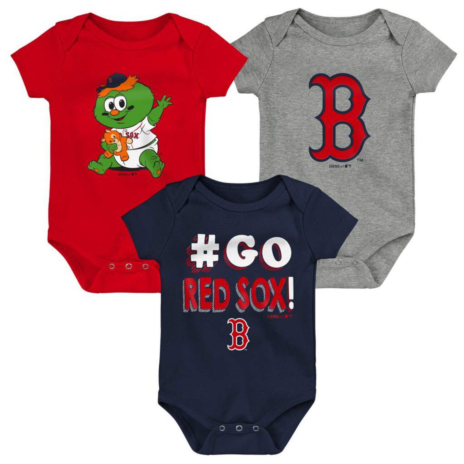 boston red sox baby onesie