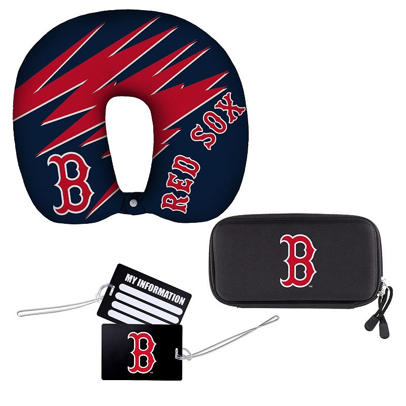 The Northwest Company Boston Red Sox Four-Piece Travel Set, Multicolor