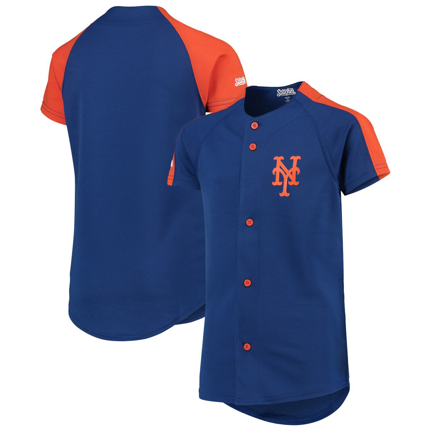 mets button down shirt