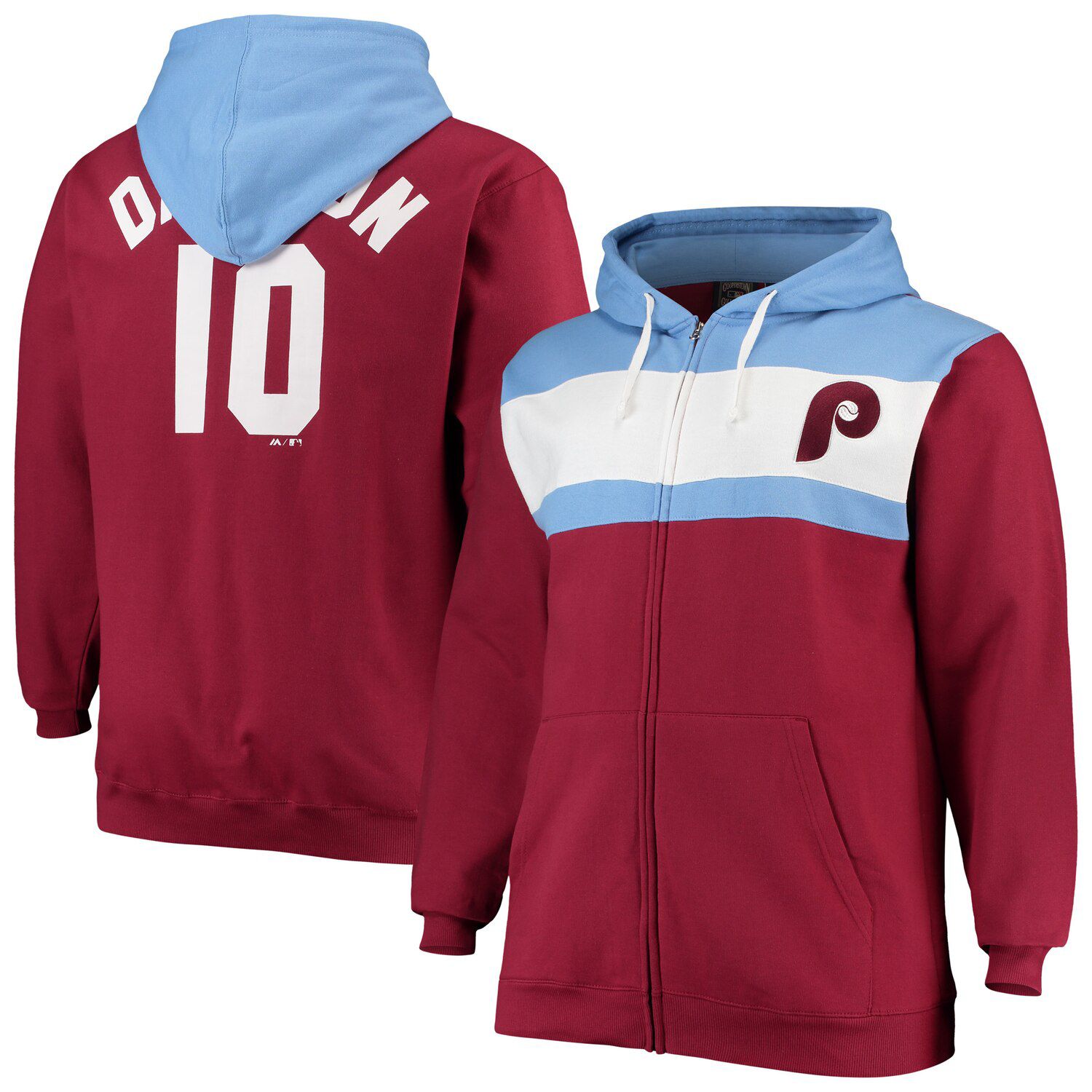 majestic phillies hoodie