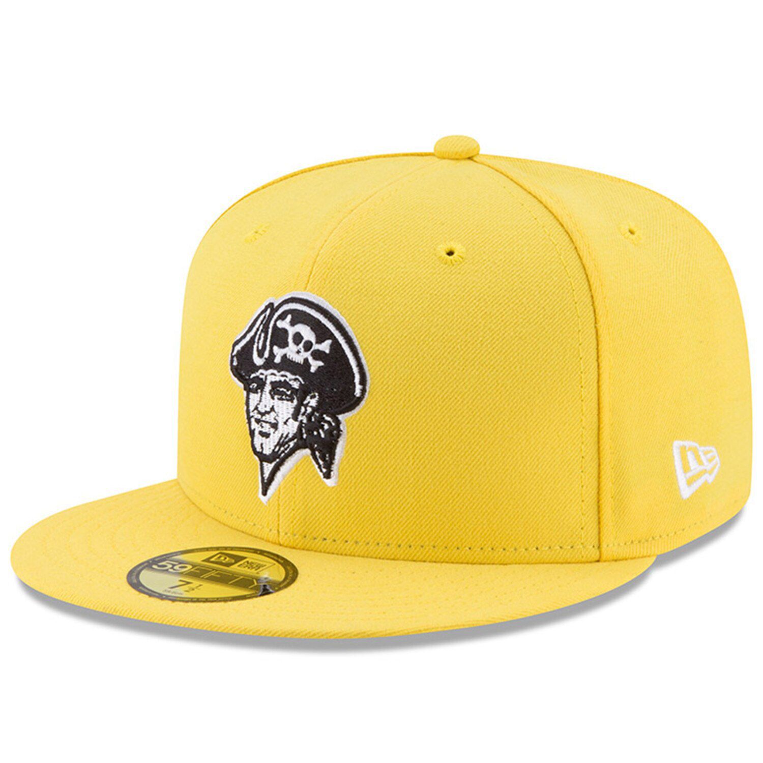 yellow fitted cap