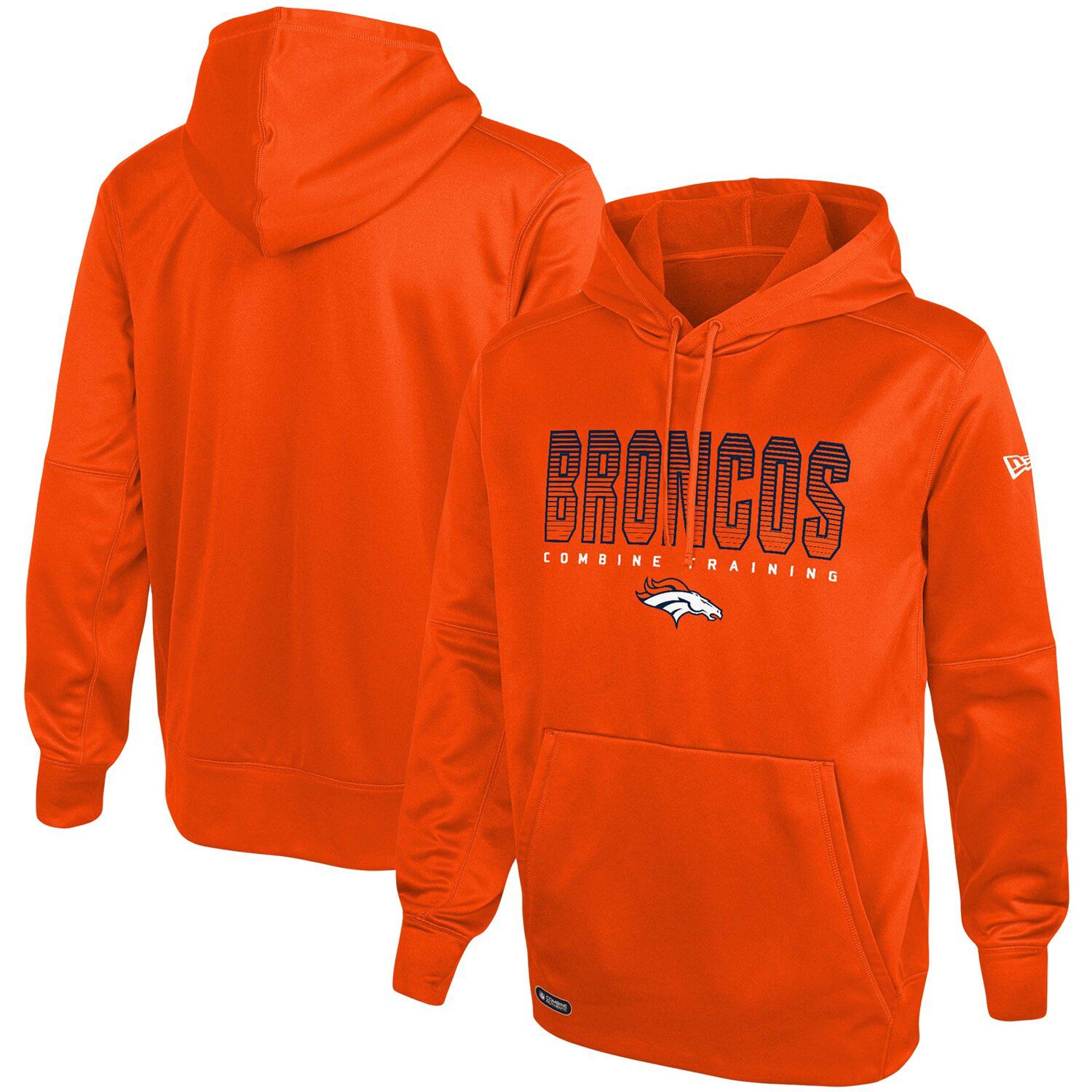 men's denver broncos zip up hoodie