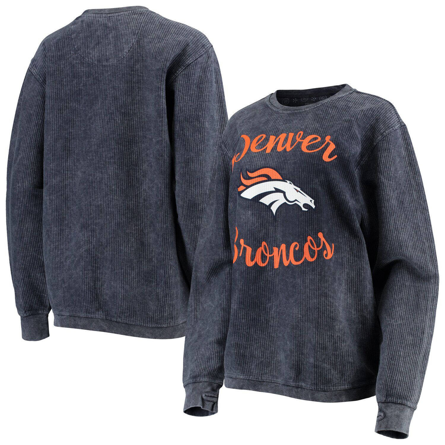 grey denver broncos sweatshirt