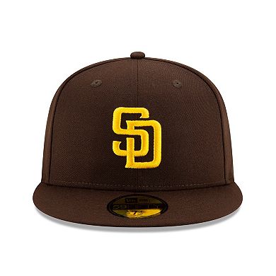 Men's New Era Brown San Diego Padres Authentic Collection On-Field 59FIFTY Fitted Hat