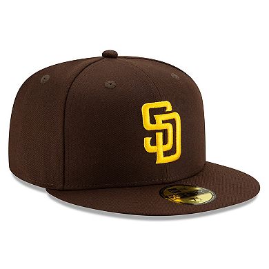 Men's New Era Brown San Diego Padres 2020 Authentic Collection On-Field 59FIFTY Fitted Hat