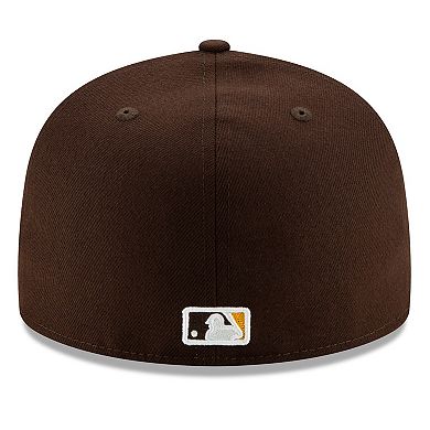 Men's New Era Brown San Diego Padres Authentic Collection On-Field 59FIFTY Fitted Hat