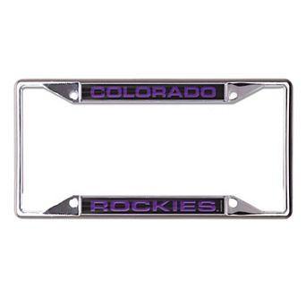WinCraft Colorado Rockies Inlaid License Plate Frame