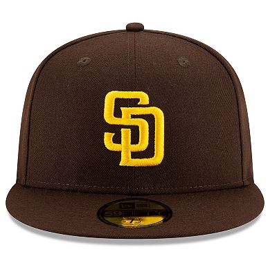 Youth New Era Brown San Diego Padres Authentic Collection On-Field 59FIFTY Fitted Hat