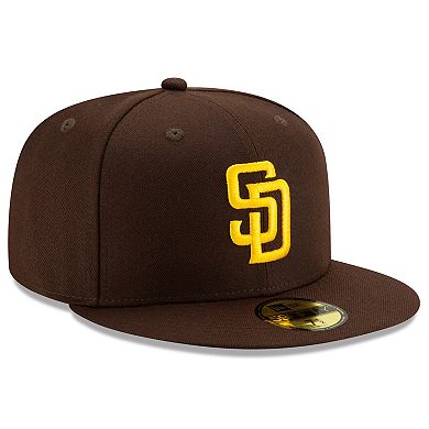 Youth New Era Brown San Diego Padres Authentic Collection On-Field 59FIFTY Fitted Hat