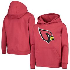 ARIZONA CARDINALS TAKE THE FIELD TRI-COLOR BLOCK HOODED FLEECE PULLOVER