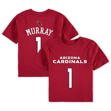 Preschool Kyler Murray Cardinal Arizona Cardinals Mainliner Player Name & Number T-Shirt