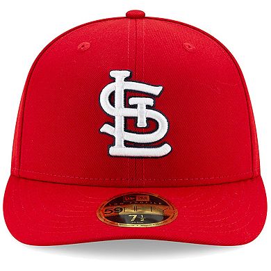 Men's New Era Red St. Louis Cardinals Authentic Collection On-Field Low Profile 59FIFTY Fitted Hat