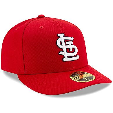 Men's New Era Red St. Louis Cardinals Authentic Collection On-Field Low Profile 59FIFTY Fitted Hat