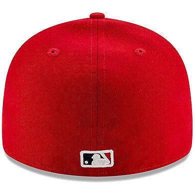 Men's New Era Red St. Louis Cardinals Authentic Collection On-Field Low Profile 59FIFTY Fitted Hat