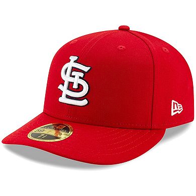 Men's New Era Red St. Louis Cardinals Authentic Collection On-Field Low Profile 59FIFTY Fitted Hat
