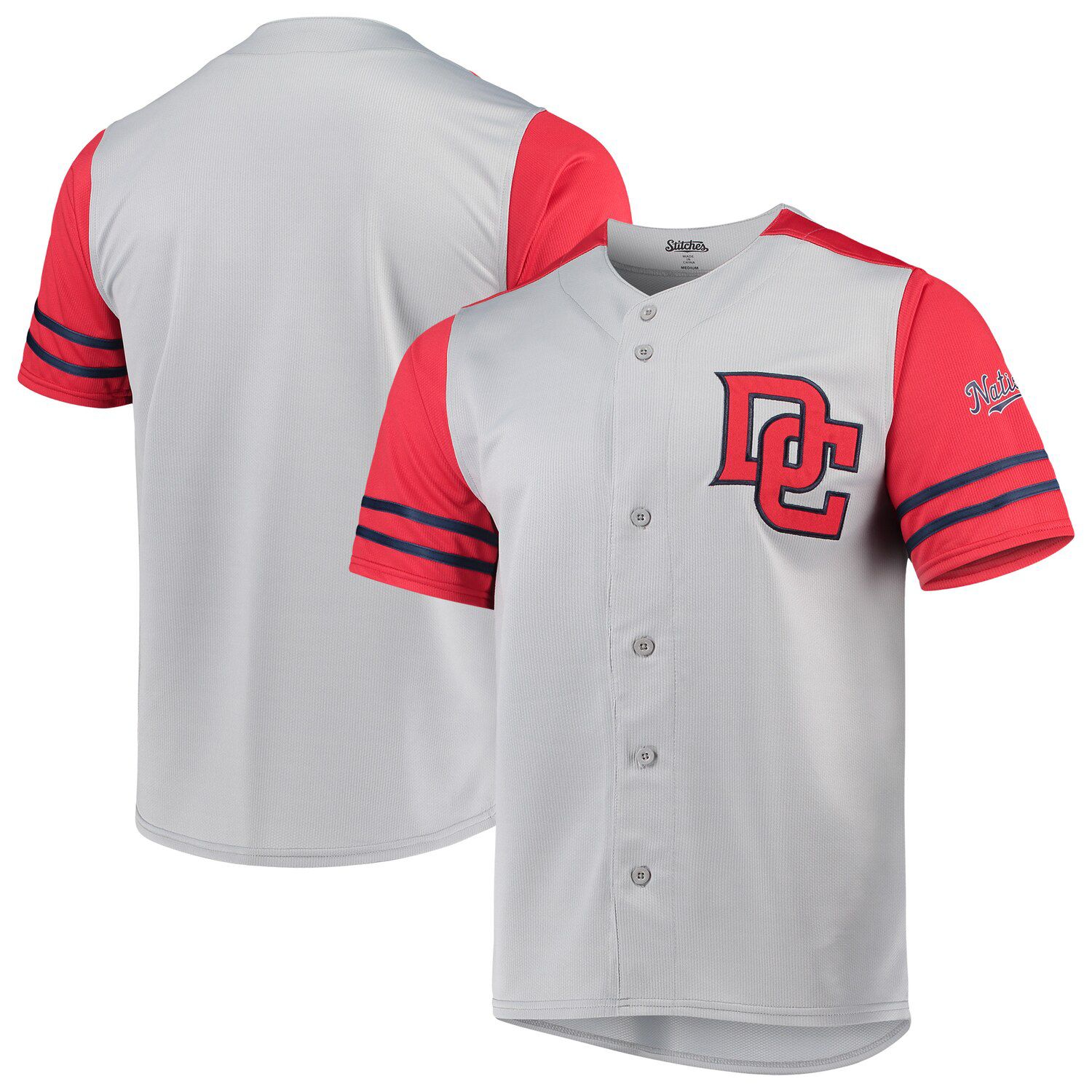 washington nationals gray jersey