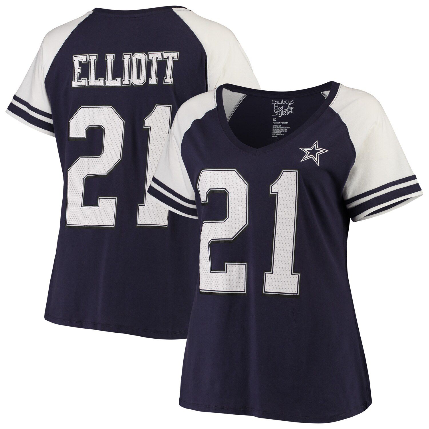 women's plus size dallas cowboys apparel