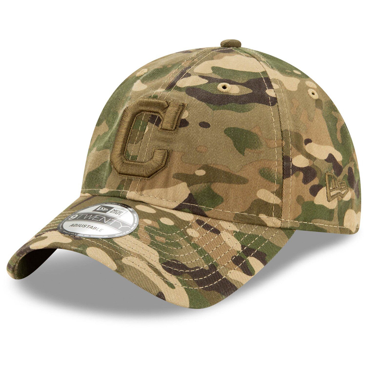 camo indians hat