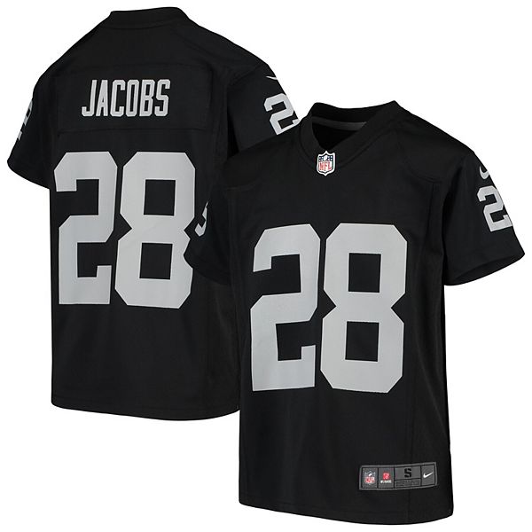 Youth Nike Josh Jacobs Black Oakland Raiders Game Jersey