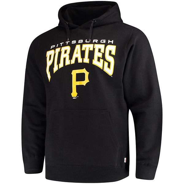 Men's Stitches Black Pittsburgh Pirates Team Pullover Hoodie