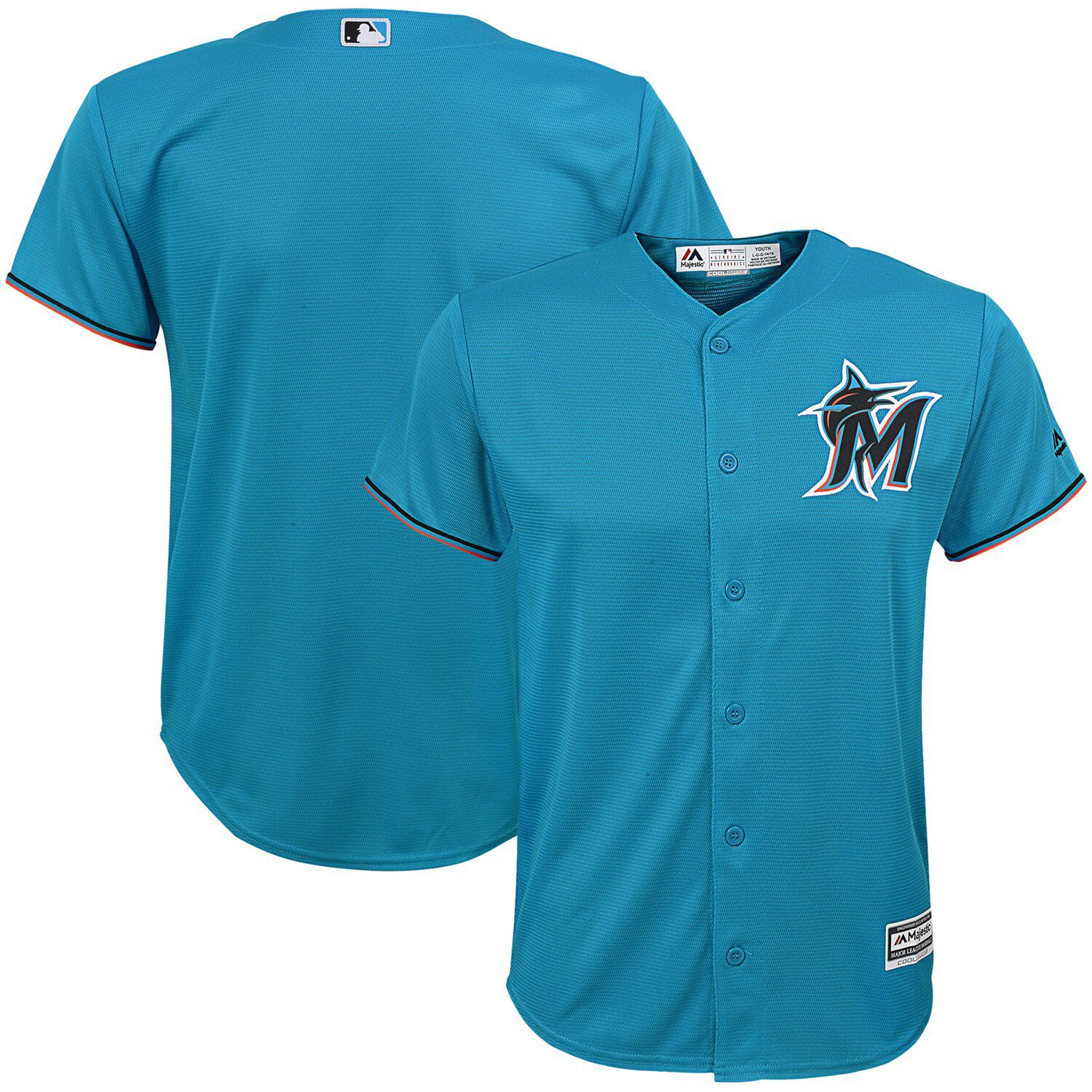 Youth Majestic Blue Miami Marlins 