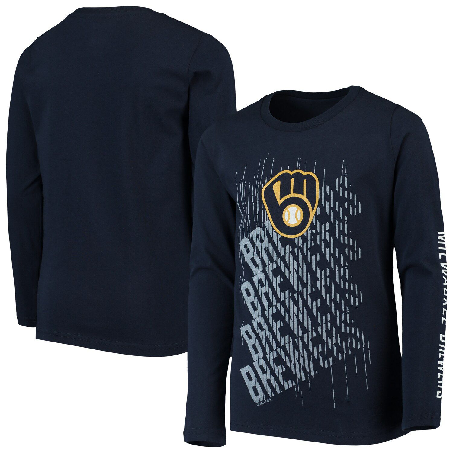 milwaukee brewers long sleeve shirt